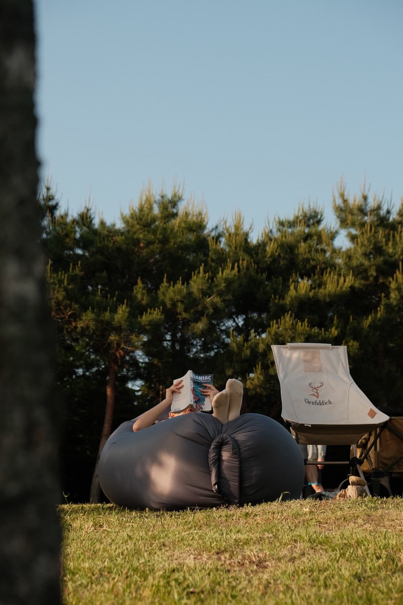Reading in the park